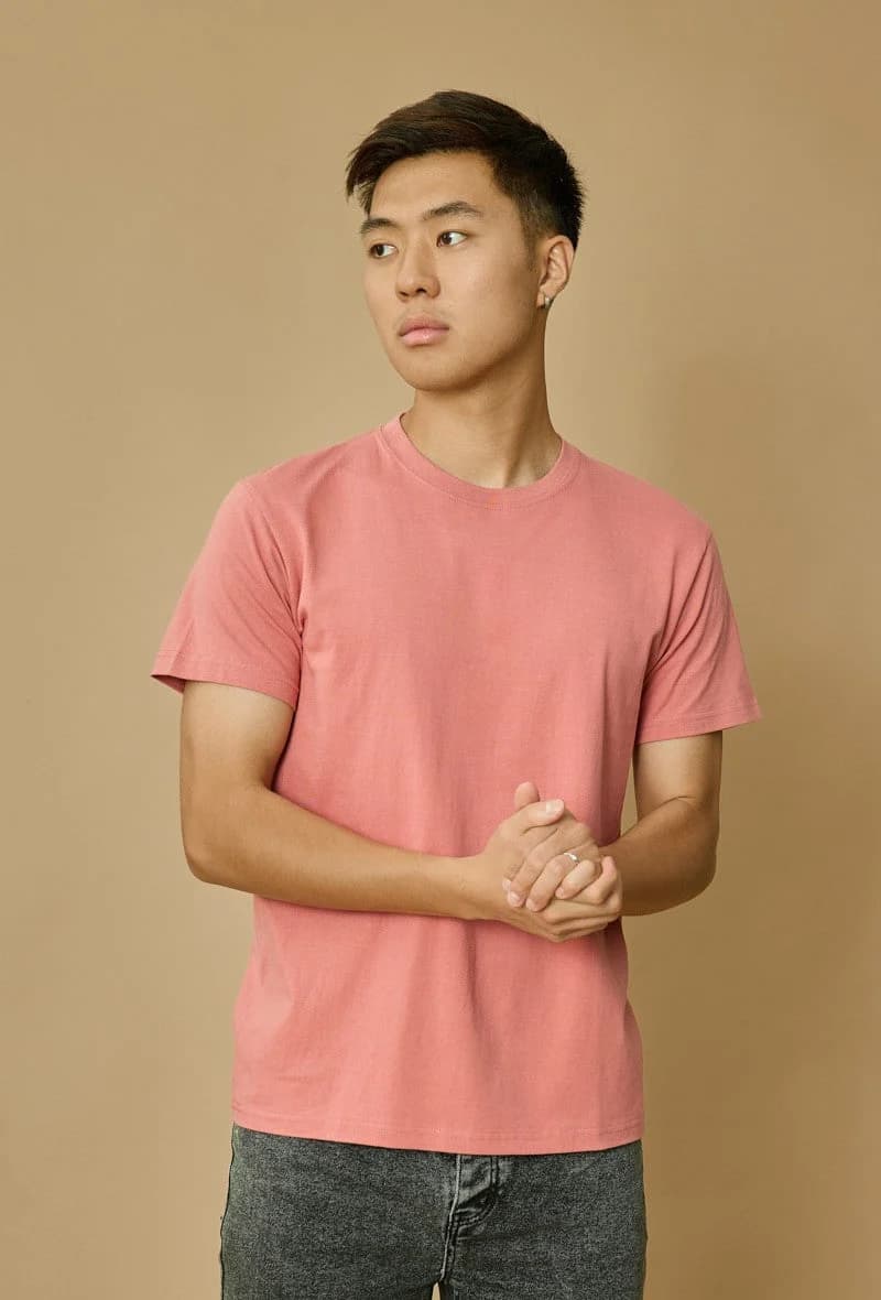 Moamico - Basic T-shirt Roze