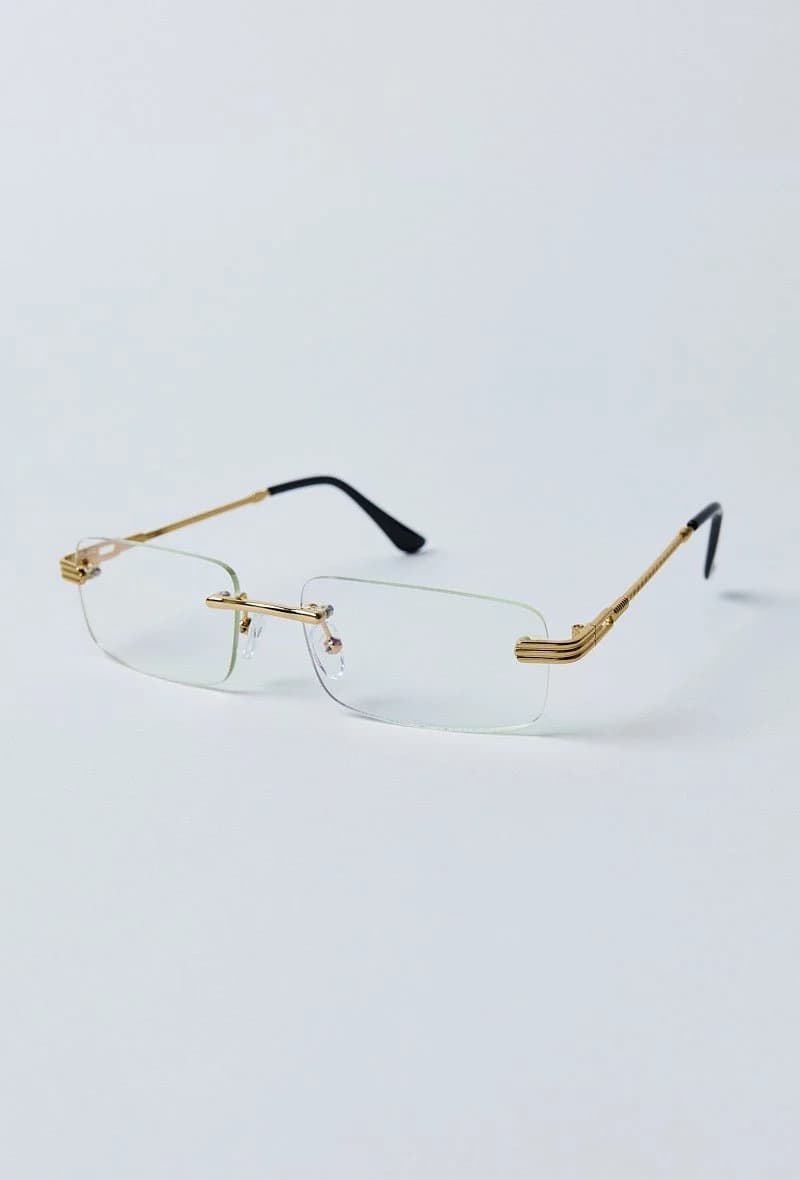 Moamico - Rimless Bril Goud