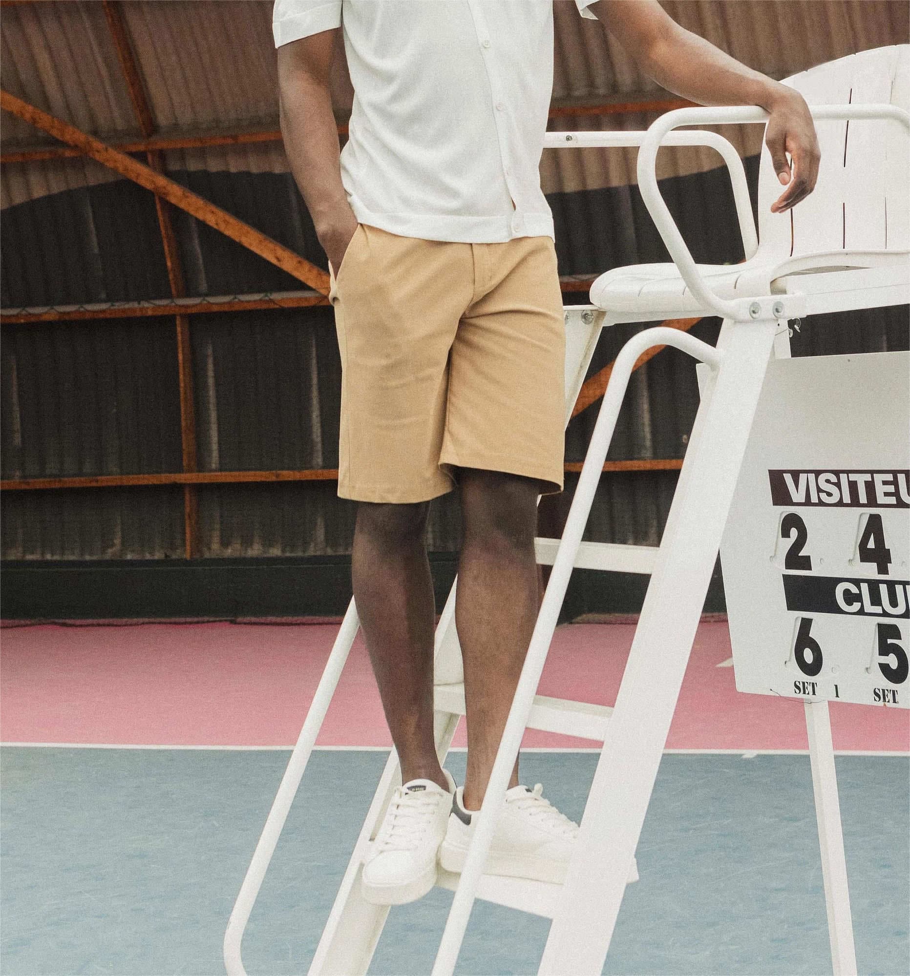 Moamico - Chino Short Beige