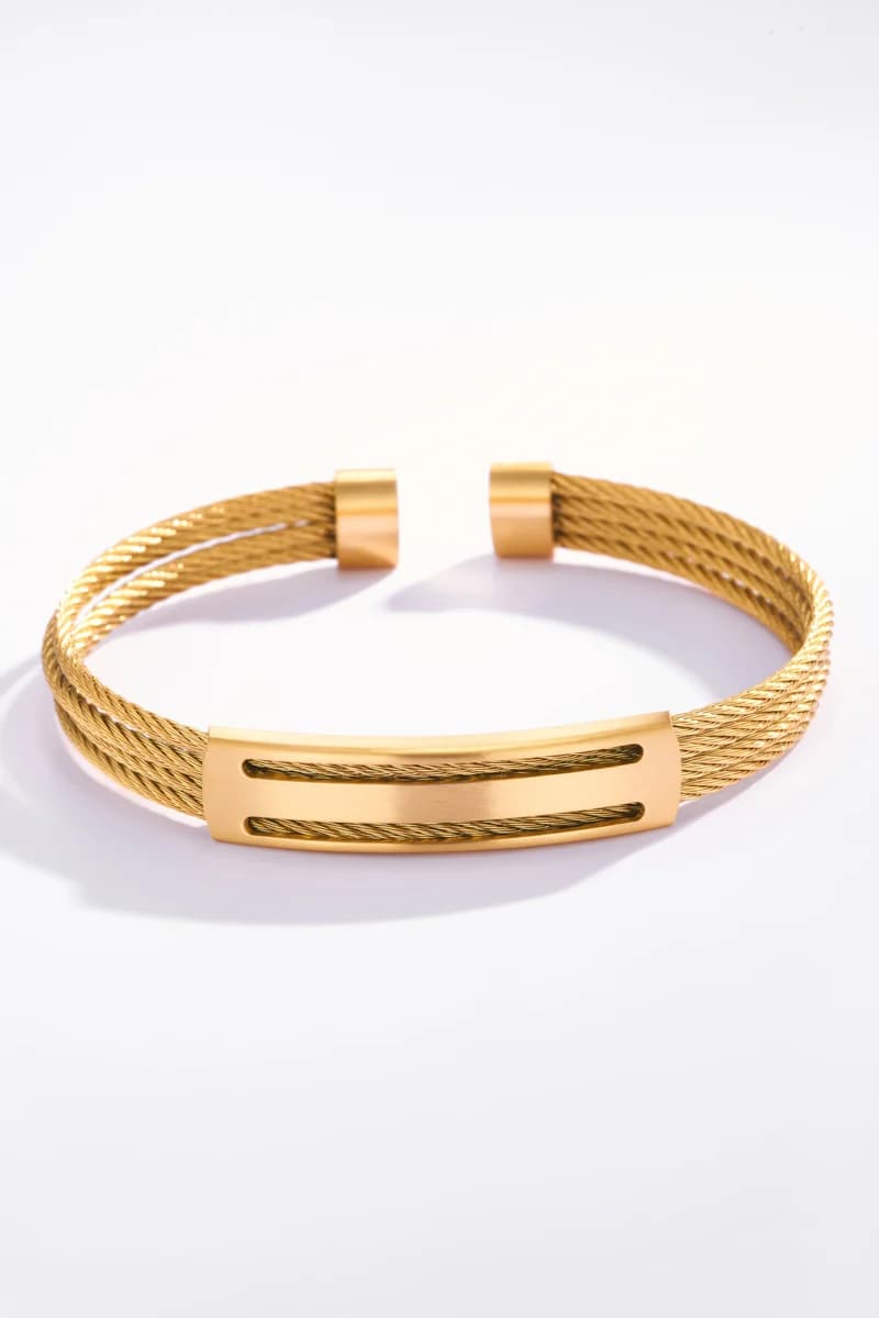 Moamico - Kabelarmband Goud